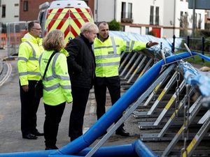 Supporting image for story: Boris Johnson branded ‘traitor’ as he visits flood-hit Bewdley