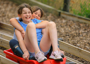 There is also acres of outdoor adventure play 