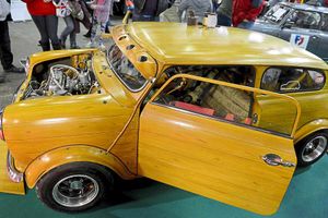 Recognisable – the outside of the customised Mini