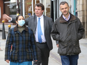 Supporting image for story: Priti Patel visits Mid Wales in last-minute push for votes