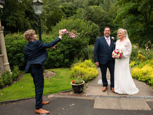 Supporting image for story: Telford couple tie the knot with five guests in borough's first post-lockdown wedding