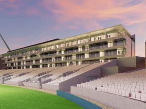 What the proposed hotel and stand at Edgbaston Stadium could look like. Taken from Design and Access Statement prepared by KKA Architecture on behalf of Warwickshire County Cricket Club.