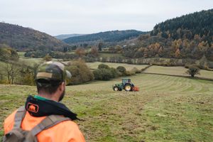 Ground work at the new Lower Lye woodland. The woodlands have been created to celebrate the coronation of King Charles III. Picture: Forestry England.