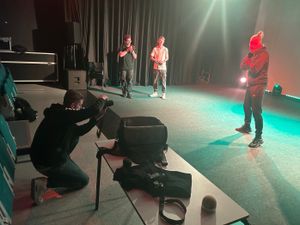 TURBO students in action during Sonic Boom Music Festival's Education Programme.