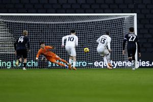 Callum Patterson scored a hattrick for MK Dons