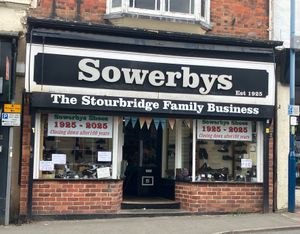 Sowerbys Shoes in Lower High Street, Stourbridge, pictured on its final trading day on Saturday May 31