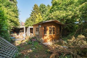 The property boasts a summer house and two detached garages. Picture: Halls/Rightmove