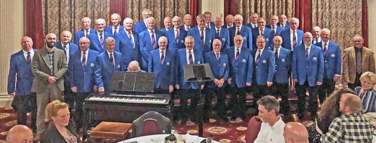 Male choir and soprano unite for a night of musical delight