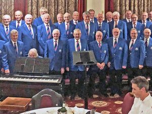 Supporting image for story: Male choir and soprano unite for a night of musical delight