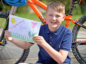 Supporting image for story: Hednesford boy, 10, writes hundreds of letters to those in need