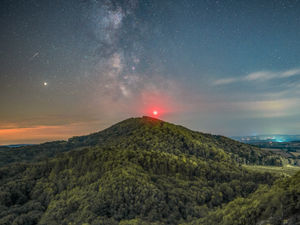 Supporting image for story: Did you see 'huge explosion' in sky above The Wrekin on Monday morning?