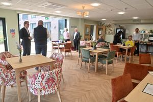 The bistro cafe area at Stirchley House