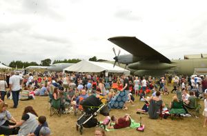 Crowds flocked to the sixth annual Cosford Food Festival