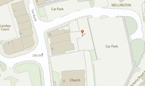 Proposed location for Wellington food trucks. Picture: Telford & Wrekin Council