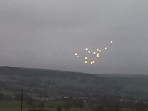 Supporting image for story: Appeal after mystery lights seen floating over Shrewsbury