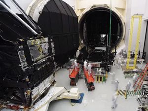 Supporting image for story: Watch this time-lapse of Nasa deep-freezing a giant telescope