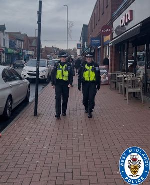 Officers patrol Bearwood High Street