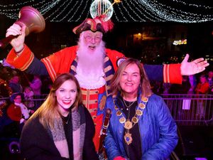 Supporting image for story: Christmas comes early to Shrewsbury as crowds flock to big lights switch-on - with pictures and video