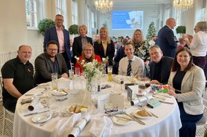 Guests including MP Julia Buckley