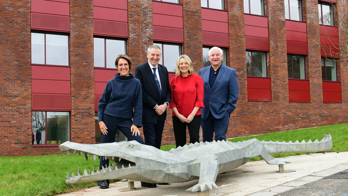 Building work complete on &pound;26 million new university building, on the site of the former Dudley Hippodrome theatre