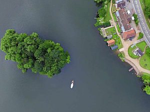 Supporting image for story: In pictures: Drone's view of Shropshire from the sky
