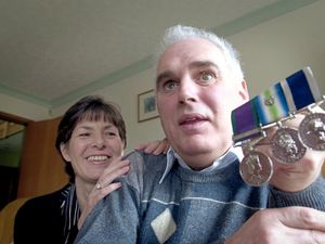 Supporting image for story: The Falklands 40 years on: Blinded on board HMS Antrim 