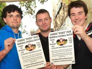Supporting image for story: Huge crowd expected for James Fox memorial football match in Ludlow