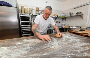Dave bakes a wide range of breads and sourdoughs