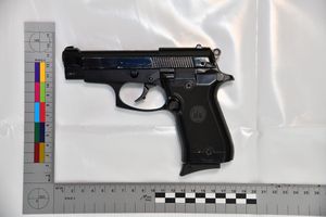 The firearm seized by officers. Photo: NCA