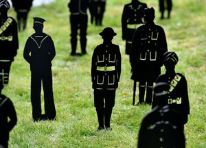 The Peace memorial will remain in place until Armistice Day