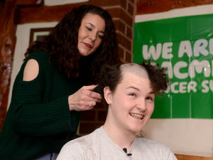 Supporting image for story: Josh braves the shave at Newport pub for cancer charity 