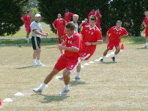 Supporting image for story: Players fitness pleases Harriers boss