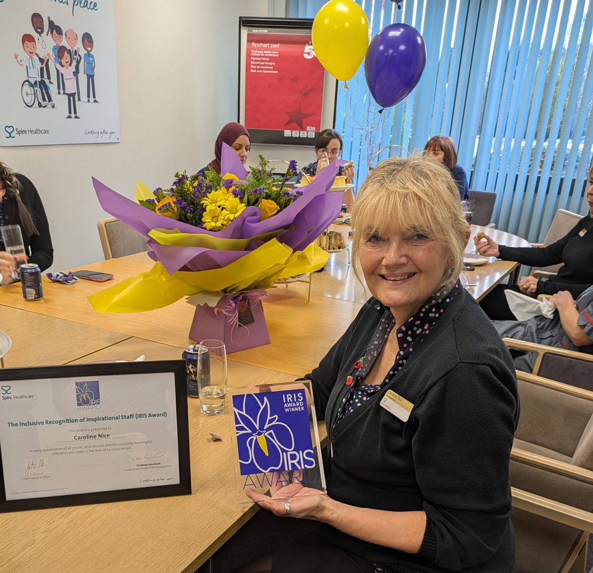 Spire Little Aston Hospital colleague acknowledged for outstanding commitment to patient services