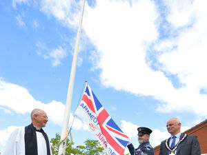 Supporting image for story: Flag flown high for Armed Forces Day in Shifnal 