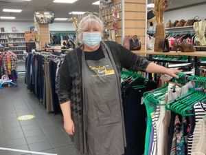 Supporting image for story: Hospice's charity shops saw 2,800 customers through doors on first day of opening