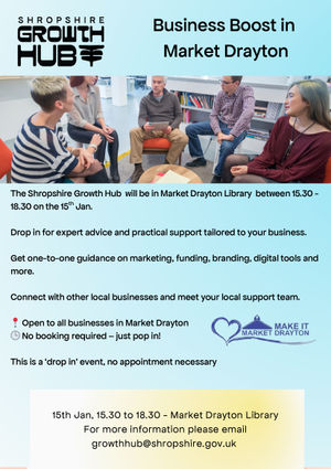 Supporting Market Drayton Businesses: Our Partnership with Shropshire Growth Hub