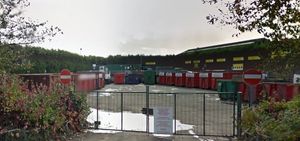 The recycling centre in Anchor Lane