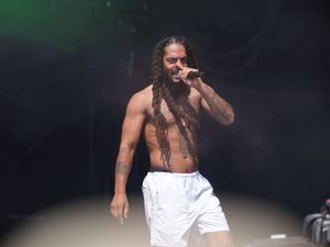 Supporting image for story: Bob Vylan singer interviewed by police over comments on stage at Glastonbury