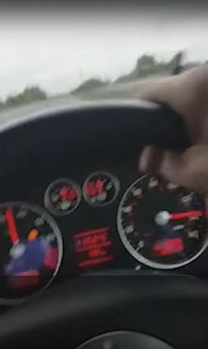 Allen filmed himself driving at up to 140mph on the M69