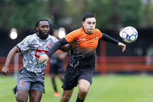 Action from Wolverhampton Sporting's 3-1 defeat at home to Market Drayton Town. Pic: Euan Manning Photography