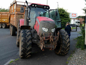 Supporting image for story: Farmers for Action stage protest at Muller in Market Drayton