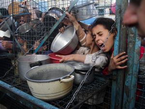 Supporting image for story: UN says humanitarian aid to North Gaza largely blocked for two months