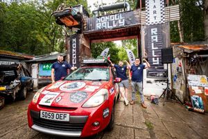 Start line Mongol Rally.