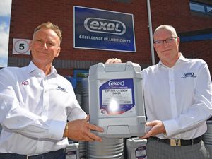 King's Award for Enterprise winner - Exol Lubricants, All Saints Road, Wednesbury. left, Steve Dunn and Scott Donaldson.