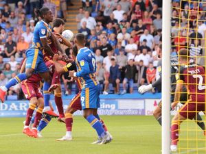 Supporting image for story: Shrewsbury Town 0 Bradford 1 - Report and pictures