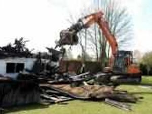 Supporting image for story: Arson attack destroys pavilion