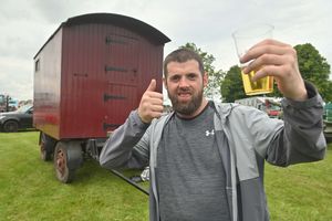Lenny Jones from Telford enjoying the show