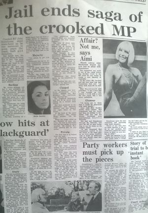 Stonehouse was jailed for seven years in August, 1976