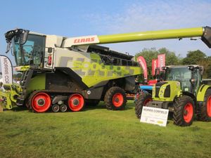Supporting image for story: Combine makes debut at agricultural show