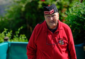 102-year-old WWII veteran Harold Fenwick.